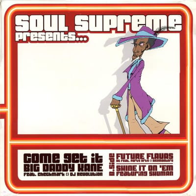 12-inch Plaat SOUL SUPREME - Come Get It / Future Flavas / Shine 802031000121 Grit Records 2003 VS Rap & Hip-Hop/R&B Gebruikt white