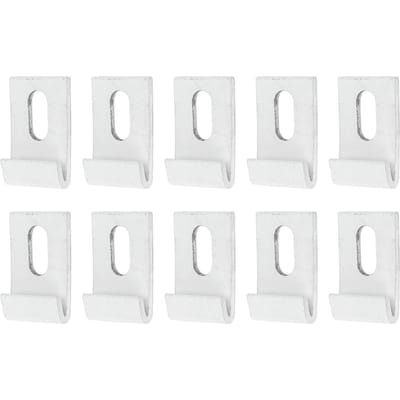 10 STuks Kas Basis Haak Set Aluminium Kas Basis Clips Haak Bevestigingen Bevestigt Armatuur Set voor white