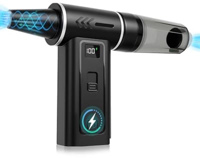 Air Duster 180000 RPM - Blazen & Zuigen - Draadloze Luchtblazer en Kruimeldief - Compressed air - Auto Stofzuiger - Perslucht computer - 8000 mAh - USB-C - voor Computer en Auto