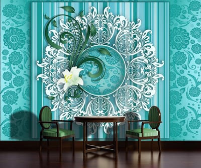 Poster | Turquoise | 104 x 70,5 cm