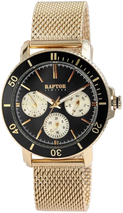 Raptor Limited Herenhorloge roestvrij staal Reda, 3 ATM