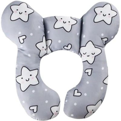 Reiskussen voor Baby Hoofd en Nek, Verbeterd Baby Ondersteuningskussen, Baby Nekkussens voor Autostoeltje, Kinderwagen, Reizen