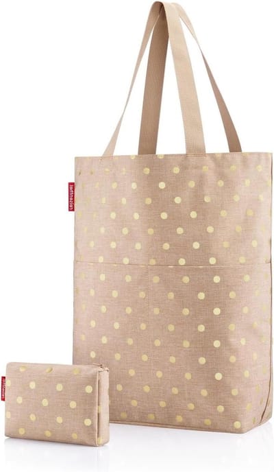 Shopper en Pouch Set - Handige Tas Set - Dagelijkse Boodschappen - Waterafstotend Materiaal - 22 Liter Volume - Gedrukt Patroon