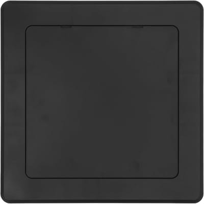 Inspectiepaneel Gipsplaat - Afdekplaat Leidinggat - Verbergen Leidingen - Zelfklevende ABS Plaat - 20x20cm - Zwart