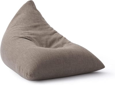XXL Zitzak - Relaxstoel Peer - Binnen Ontspannen - Linnenlook Stof - 150x100x100 cm - Grijs