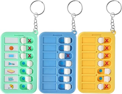 3-delige Herinneringsbord Set voor Kinderen - Draagbare Visuele Dagelijkse Planning met Lijstkaarten en Stickers voor ADHD en Schooltaken