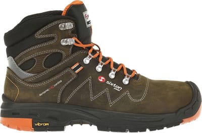 Sixton 30329-02 Tonale Hoog S3 - Bruin/Oranje - 42