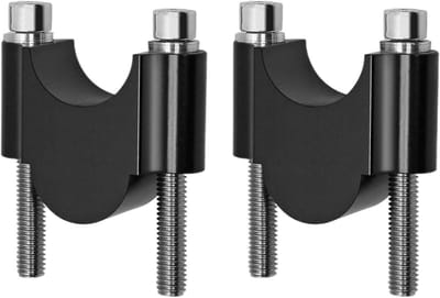 Stuur Riser Klem - Handvat Verhoger - Comfortabeler Rijden - Universele Pasvorm - 28mm 22mm - Zwart