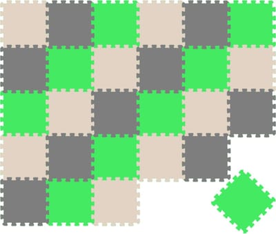 Van dag Één: 27-delige Baby Puzzel Speelmat - 30x30 EVA Schuim Kruipmat Vloermat Speeltapijt Kind