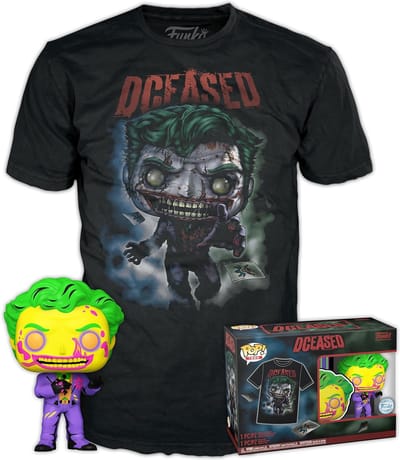 Funko Pop! Tee Box DC Comics: Joker DCeased (Blacklight Exclusive) Maat M
