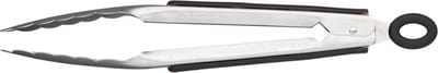 KitchenCraft MasterClass Deluxe Voedseltangen van 23 Centimeter - Roestvrij Staal 27 x 4 x 4 Centimeter Zilverkleurig