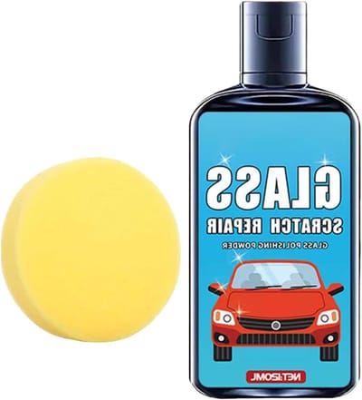 Voorruit Krasverwijderaar - Glas Onderhoud - Veiliger Rijden - Zonder Extra Gereedschap - 120 ml - Transparant