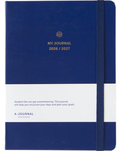 My Journal - Schoolagenda 2026-2027 - A5 - Donkerblauw