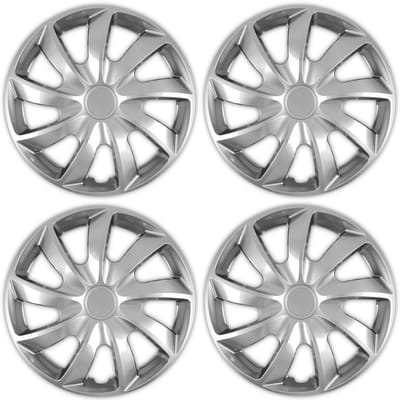 Universele wieldoppen 13'' NRM Quad zilver 4 stuks