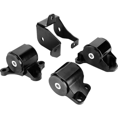 Aluminium B & D Serie Motor Motorsteunen Beugel Kit Past voor Honda civic 19962000 Zwart black