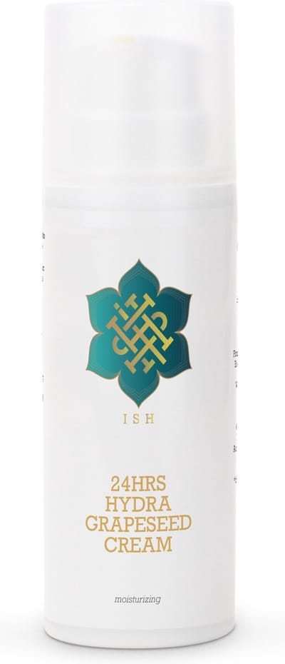 ISH moisturizing - gezichtscreme- 24hrs hydra grapeseed cream voor elke huid