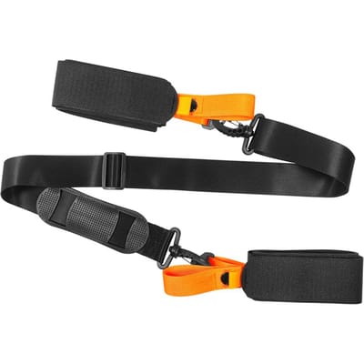 Ski-draagbanden Skateboardaccessoires Ski-schouderbanden Verstelbaar Duurzaam Ski-uitrusting Slee black