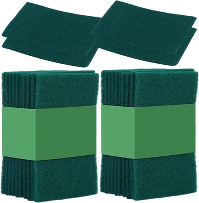 Afwasspons Set - Schuursponsjes Keuken - Vaat Reinigen - Niet Kras Schoonmaken - 15x10cm - Groen