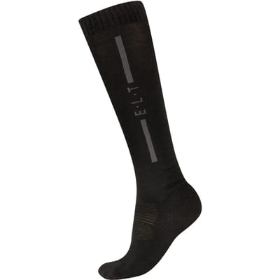 Elt Paardrijsokken Merino Zwart - Ruiteraccessoires - S