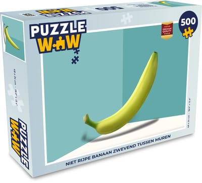 Puzzel Banaan - Geel - Fruit - Legpuzzel - Puzzel 500 stukjes