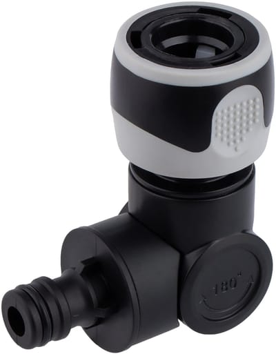 Dailygoods- Kraanadapter met Regelklep - Kraanstuk 3/4 Inch Buitendraad - Snelkoppeling Tuinslang - Robuuste Constructie - Weerbestendig - Tuinkraan