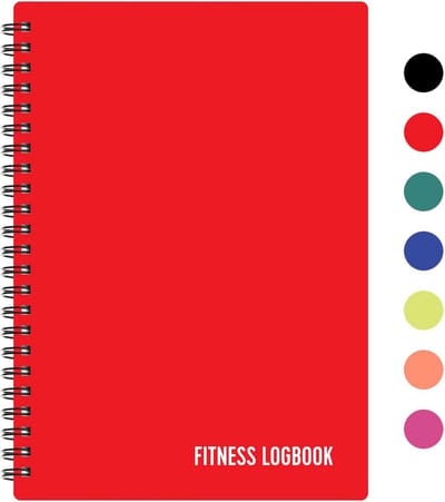 Fitness Logboek A5 - Ongedateerd Trainingsdagboek voor 150 Workouts - Duurzaam - Hoge Kwaliteit Papier