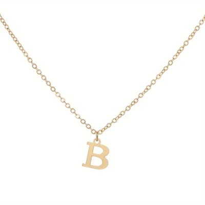 Livano Ketting - Dames - Staal - Nep zilver - Met Hanger - Nep Goud - B