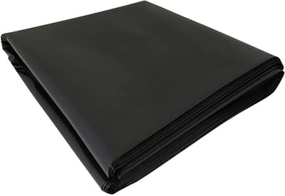 Vijverfolie - Waterdichte Liner - Vijvers Aanleggen - UV- en Weerbestendig - 0.2mm Dik - Zwart