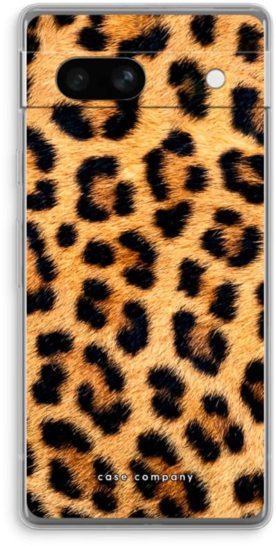 Case Company® - Hoesje geschikt voor Google Pixel 7A hoesje - Luipaard - Soft Cover Telefoonhoesje - Bescherming aan alle Kanten en Schermrand