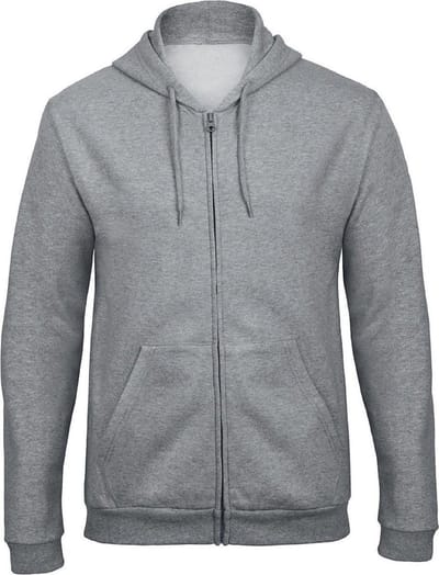 Senvi Hoodie Full Zip Maat XS (Kleur Grijs)