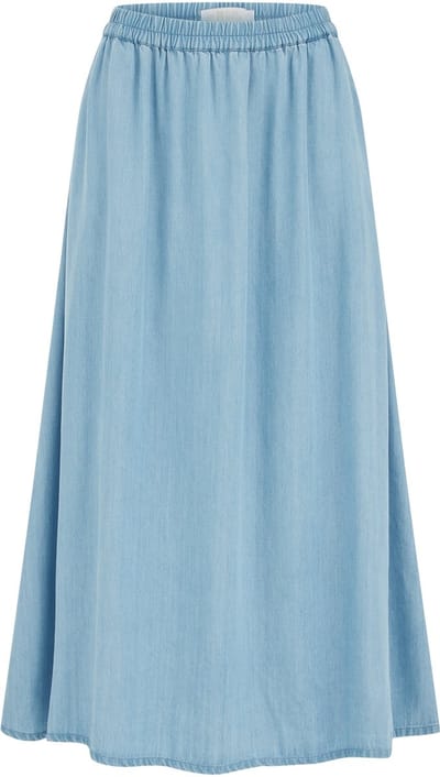 WE Fashion Dames denim midi rok