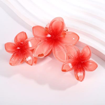 Veelzijdige heldere olie Franse retro haarspeld, eenvoudige haarspeld, modieuze haaienclip, haaraccessoires, nieuw rood