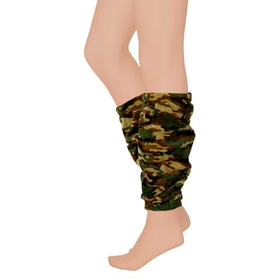 Apollo - Zachte Beenwarmers - Camouflage design - One Size - Beenwarmers carnaval - Feest beenwamers - Carnavalskleding - Feestkleding