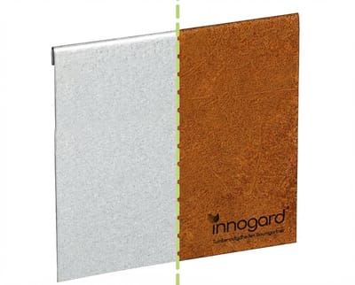 Innogard 6021-001 koppelstuk kantopsluiting - cortenstaal - 15 cm