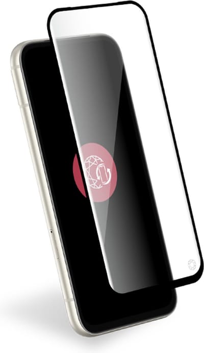 Force Case, Screenprotector geschikt voor Google Pixel 8A - Organic Glass 2.5D Ultra-Resistant, Transparant zwart