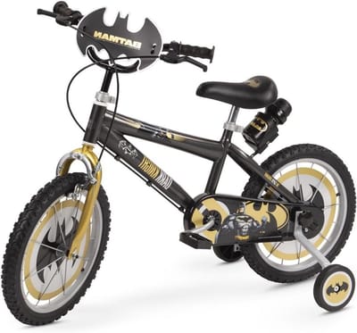 Kinderfiets - Jongensfiets Meisjesfiets - Buiten Spelen - Stoer Batman Design - 16 Inch - Zwart