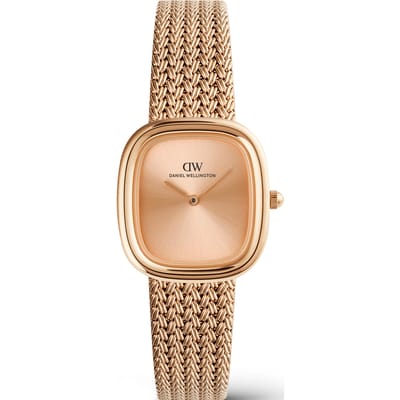 Daniel Wellington DW Watch Margot Braided Mesh Unitone Rose Gold 24mm