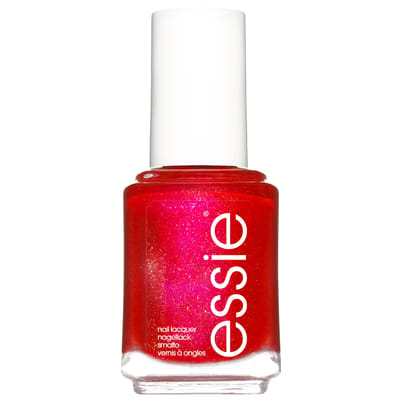 essie - gifts by essie - 635 let's party - rood - glitter nagellak - 13,5 ml