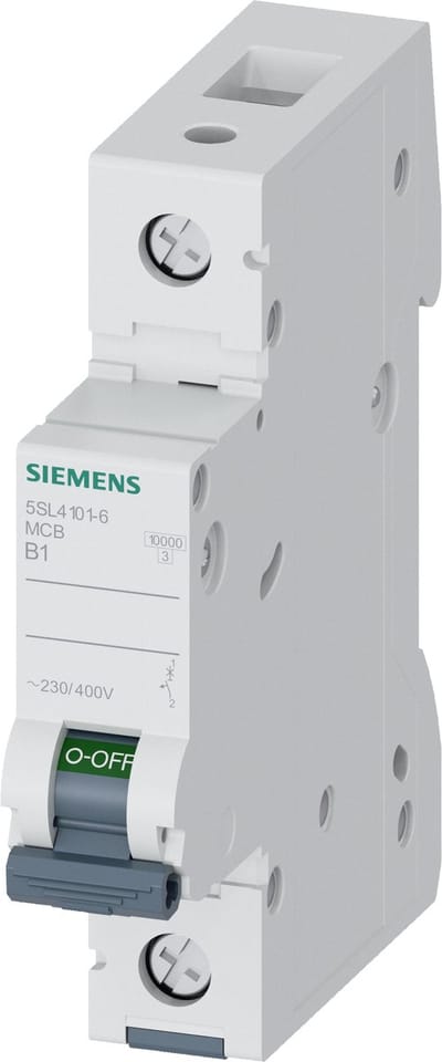 Siemens 5SL41016 5SL4101-6 Zekeringautomaat 1-polig 1 A 230 V, 400 V