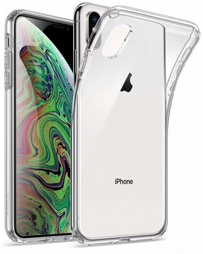 Mobiq transparant Hoesje geschikt voor iPhone X/XS - Flexibele TPU case geschikt voor iPhone X/XS helder