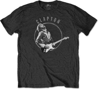 Eric Clapton - Vintage Photo Heren T-shirt - S - Zwart