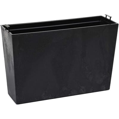 HowHomely Bloom Serie - Bloempot - Zwart Beton - 36cm - 56cm