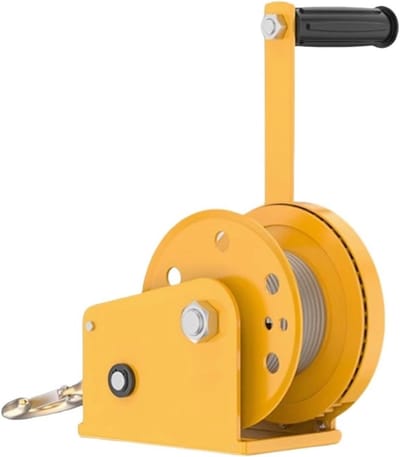 Elektrische Takel - Handlier Hefkabel - Zware Lasten Tillen - Zelfsluitend Tandwiel - 1200 lbs - Grijs