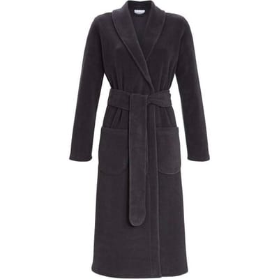 Ringella fleece badjas grijs - Grijs - Maat - 38
