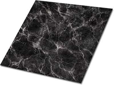 Tulup PVC Tegels - Donker Marmer Vinyl Tegels - 30 cm x 30 cm - Zwart Zelfklevende Vinyl Tegels - Verpakking van 9 stuks - Wand PVC Tegels - Marmer Plaktegels - Vinyl Wandtegels - Plaktegels keuken en Badkamer