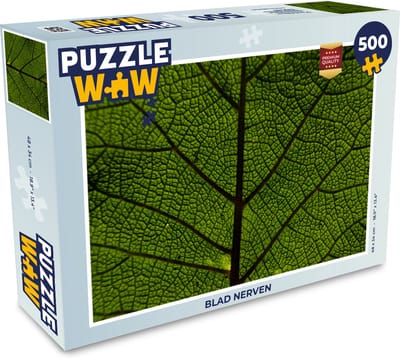 Puzzel Blad nerven - Legpuzzel - Puzzel 500 stukjes
