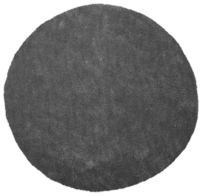 DEMRE - Shaggy vloerkleed - Donkergrijs - 140 cm - Polyester