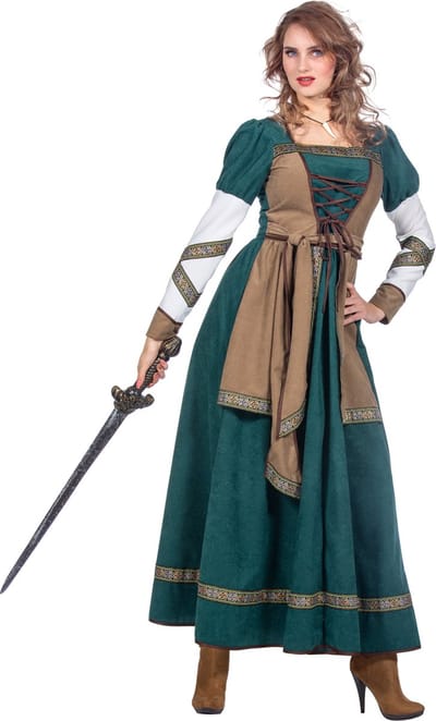 Vikingkostuum Warrior - Dames