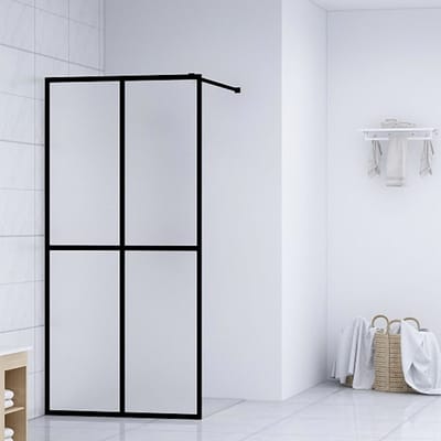 vidaXL - Inloopdouchewand - 80x195 - cm - mat - gehard - glas