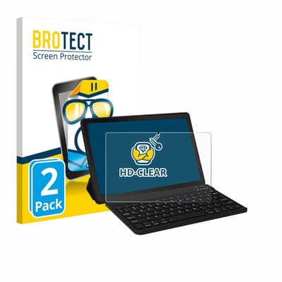 BROTECT - Screenprotector voor Laptok YXPA7LBK 11" - Folie Beschermfolie transparant 2 Stuks